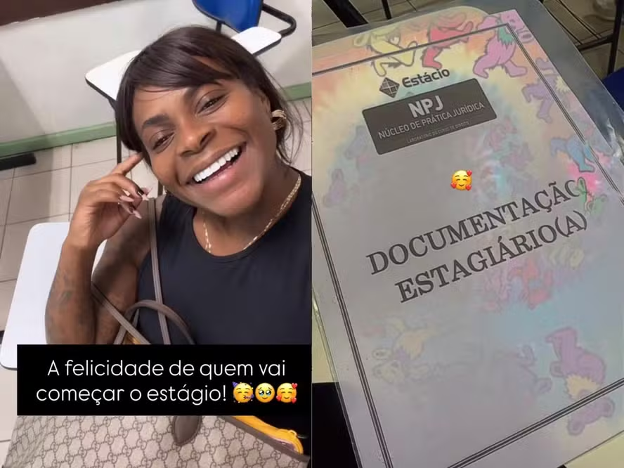 Jojo Todynho conquista estágio em Direito e celebra nova fase na graduação