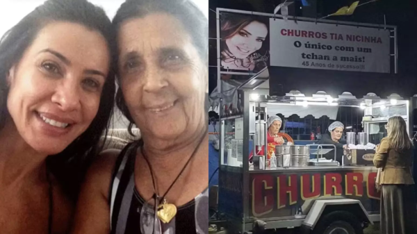 Scheila Carvalho rebate críticas pela mãe de 84 anos trabalhar com carrinho de churros