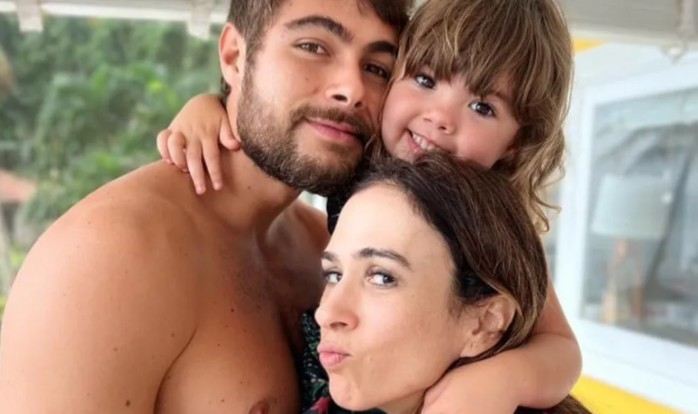 Rafa Vitti, Tatá Werneck e a filha deles, Clara Maria — Foto: reprodução / instagram