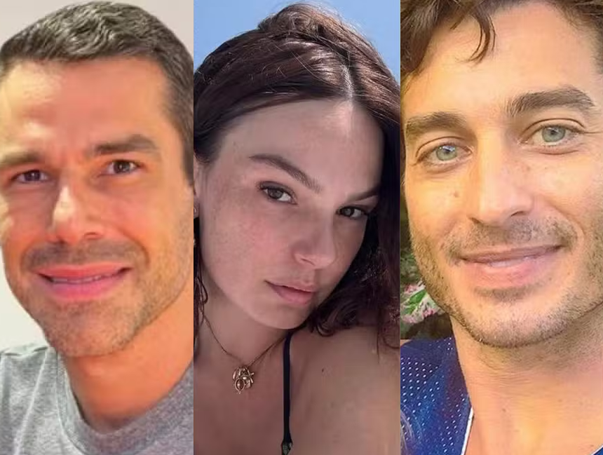 Marcus Buaiz, atual marido de Isis Valverde/ André Resende ex da atriz - Fotos: Reprodução