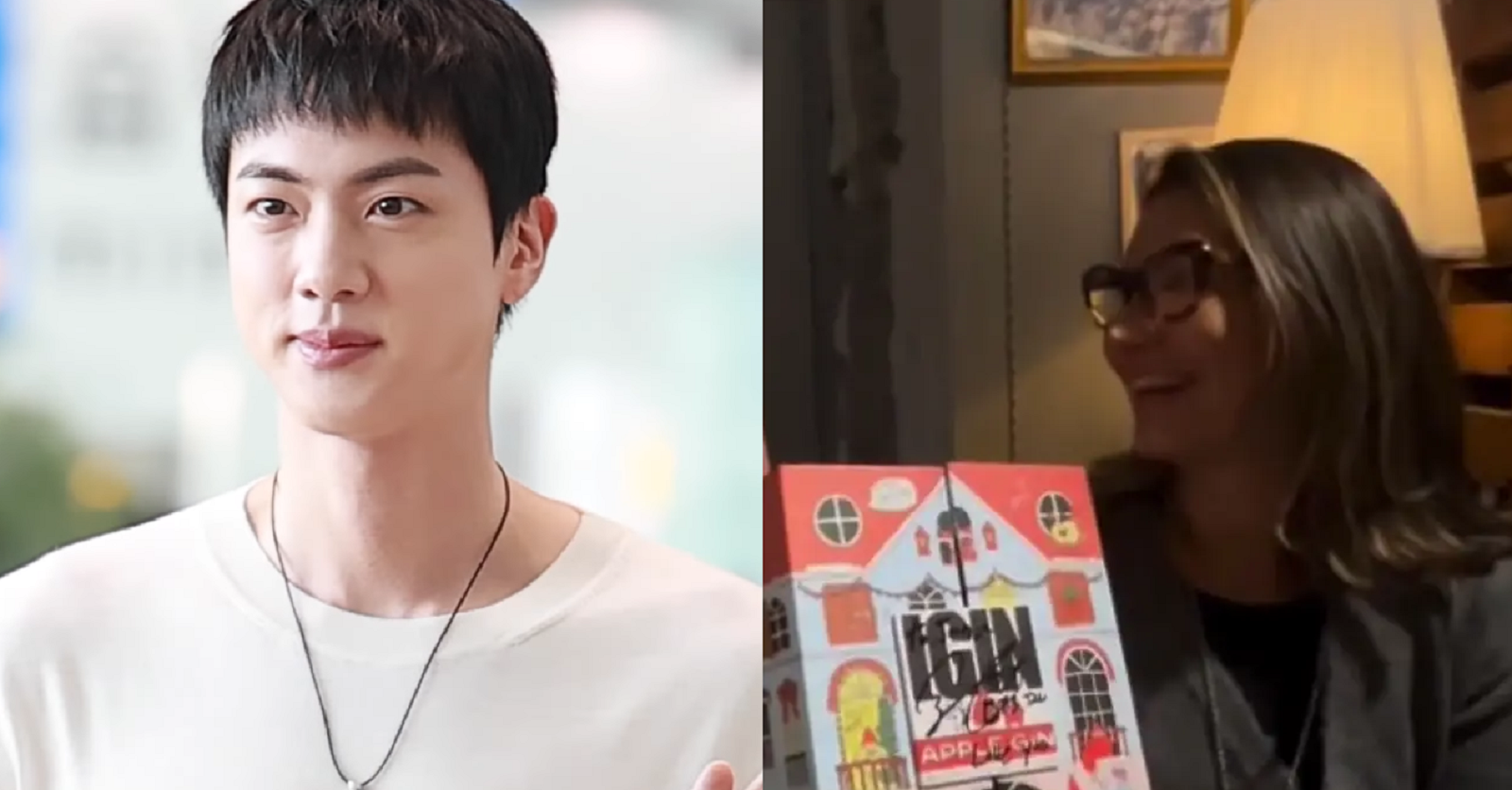 jin bts presente janja