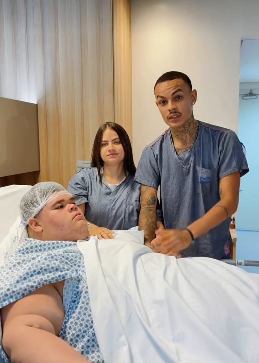 Gordão da XJ passa por cirurgia após eliminar 130 kg: “Mais um passo rumo ao objetivo”