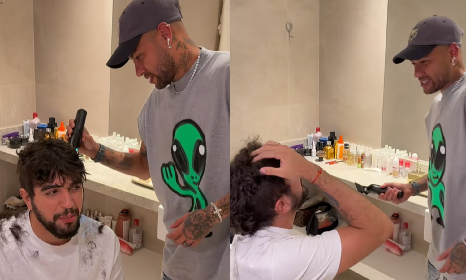 neymar corta cabelo nattan