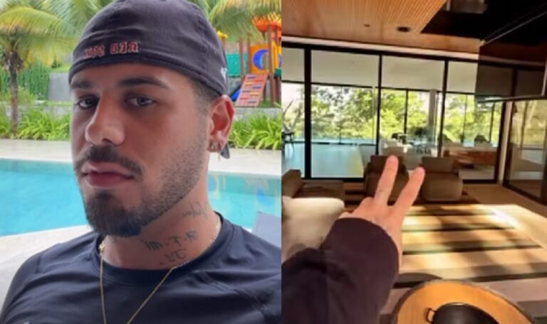 Zé Felipe mostra área externa de sua nova mansão em Goiânia - Foto: Reprodução/ Instagram