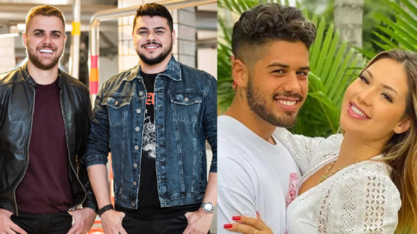 Zé Neto e Cristiano; Virginia e Zé Felipe - Fotos: Reprodução