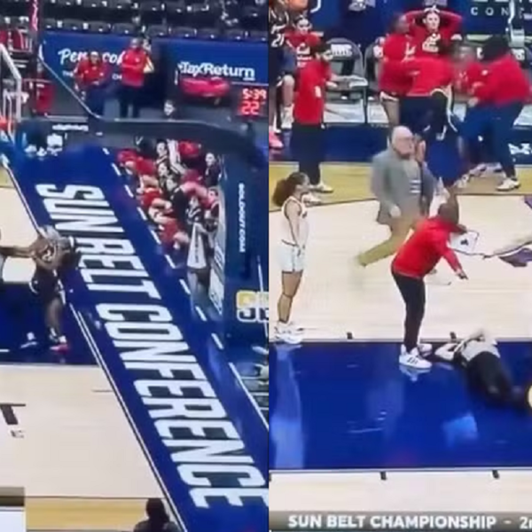 Vídeo: Árbitra é nocauteada durante briga entre jogadoras em jogo universitário de basquete nos EUA