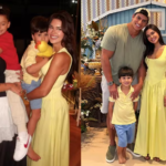 Bianca Andrade e o filho, Cris, vão ao aniversário de Rafik, filho de Tony Maleh e enteado de Franciny Ehlke — Foto: Reprodução/Instagram