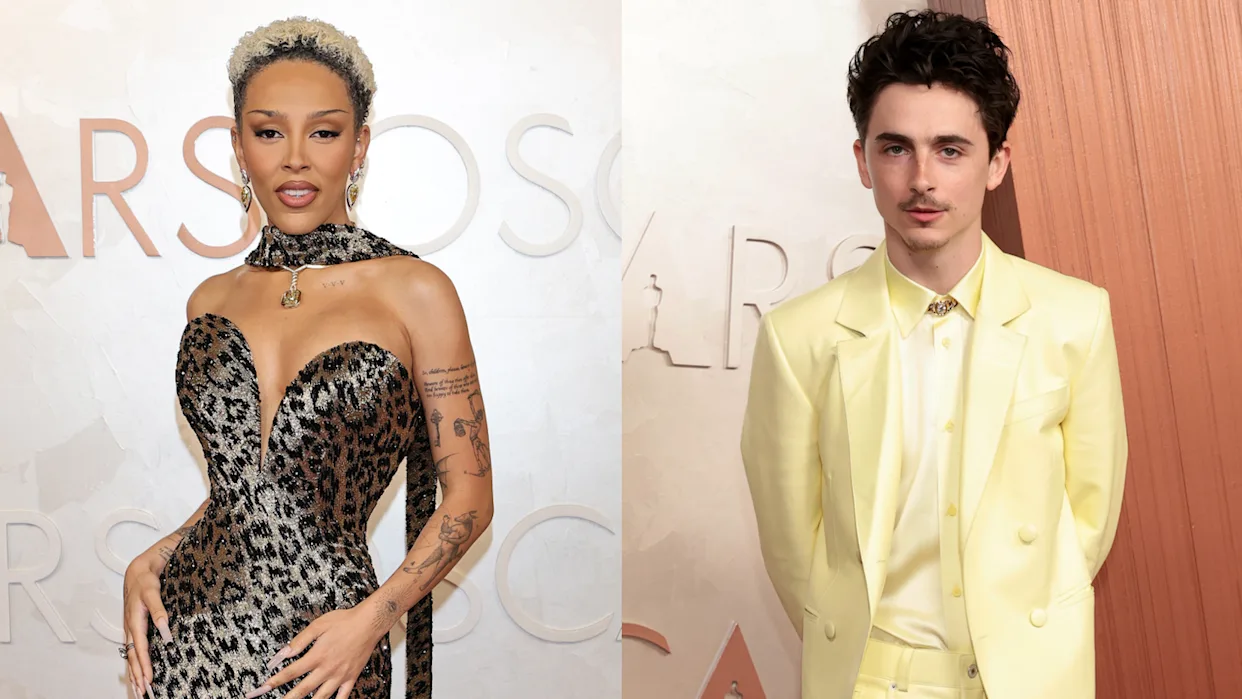 Doja Cat e Timothée Chalamet - Foto: Reprodução