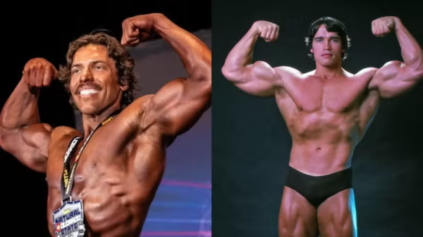 Filho de Schwarzenegger segue passos do pai e faz a limpa em sua primeira competição de fisiculturismo