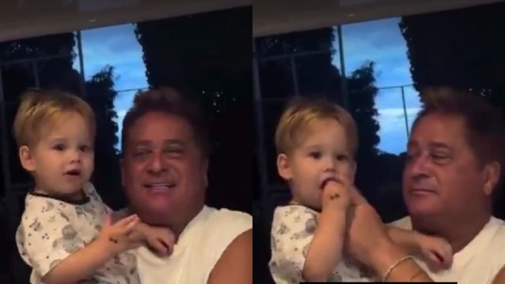 Leonardo causa polêmica após vídeo com o neto viralizar na web