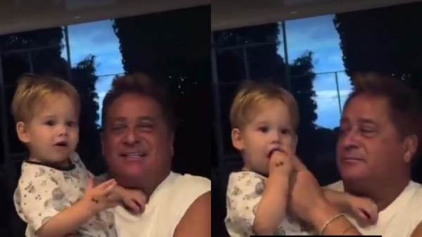 Leonardo causa polêmica após vídeo com o neto viralizar na web