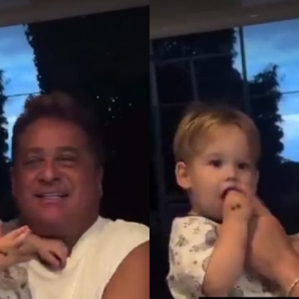 Leonardo causa polêmica após vídeo com o neto viralizar na web