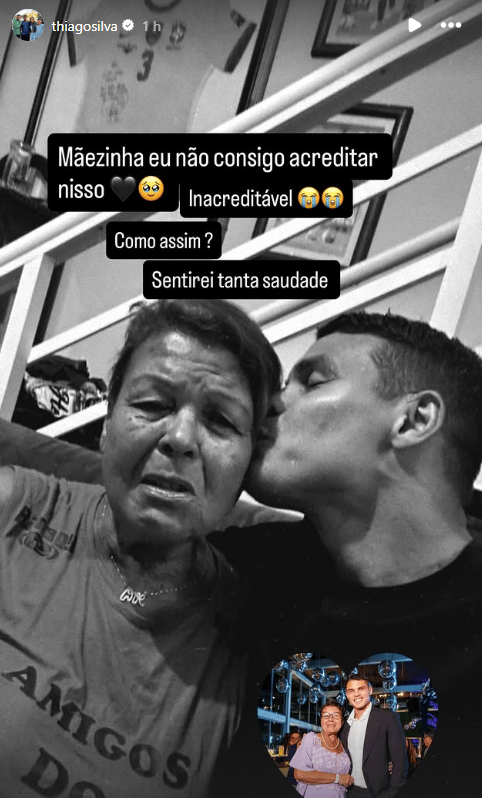Mae de Thiago Silva falece aos 70 anos
