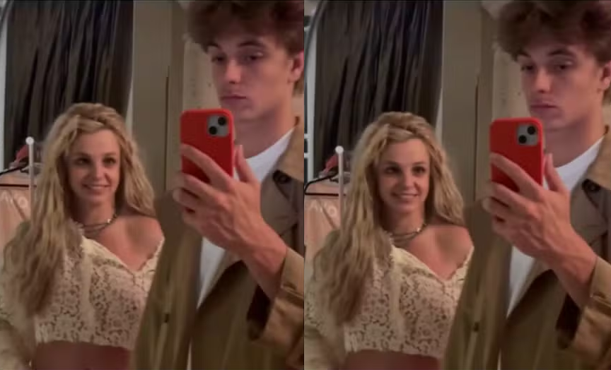 britney spears recebe visita filho