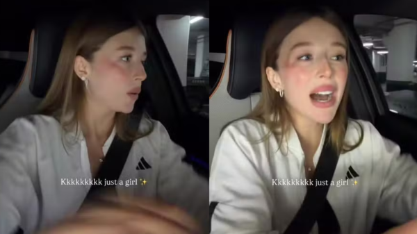 Duda Reis brinca ao ocupar duas vagas em estacionamento após vaga preferida estar bloqueada 1 Duda Reis — Foto: Reprodução/ Instagram