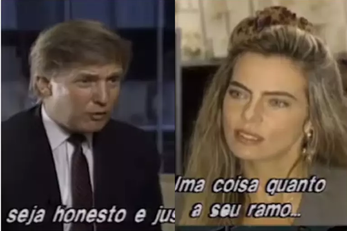 entrevista donald trump bruna lombardi