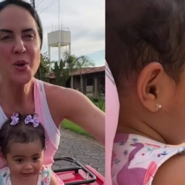 graciele lacerda passeio filha