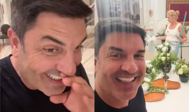 Ana Hickmann e Edu Guedes preparam festa de aniversário de Alezinho em casa