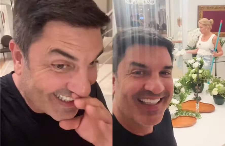 Ana Hickmann e Edu Guedes preparam festa de aniversário de Alezinho em casa