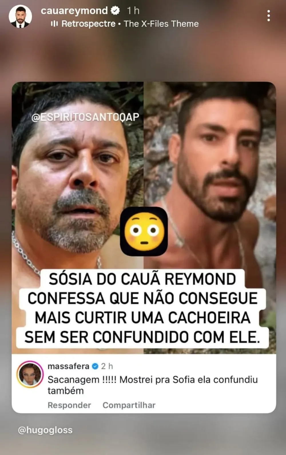 Grazi Massafera viraliza ao comentar sobre suposto ‘sósia’ de Cauã Reymond nas redes sociais
