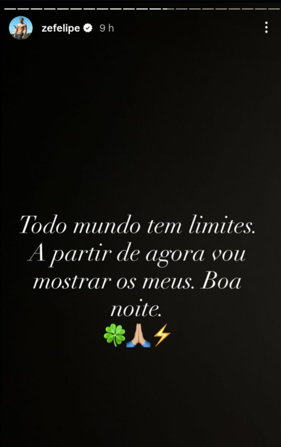 Zé Felipe rebate acusações – Foto: Instagram @zefelipe