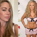 Ex-coelhinha da Playboy rebate críticas de que 'envelheceu mal 49 Kendra Wilkinson agora e antes — Foto: Reprodução/Instagram e Getty Images