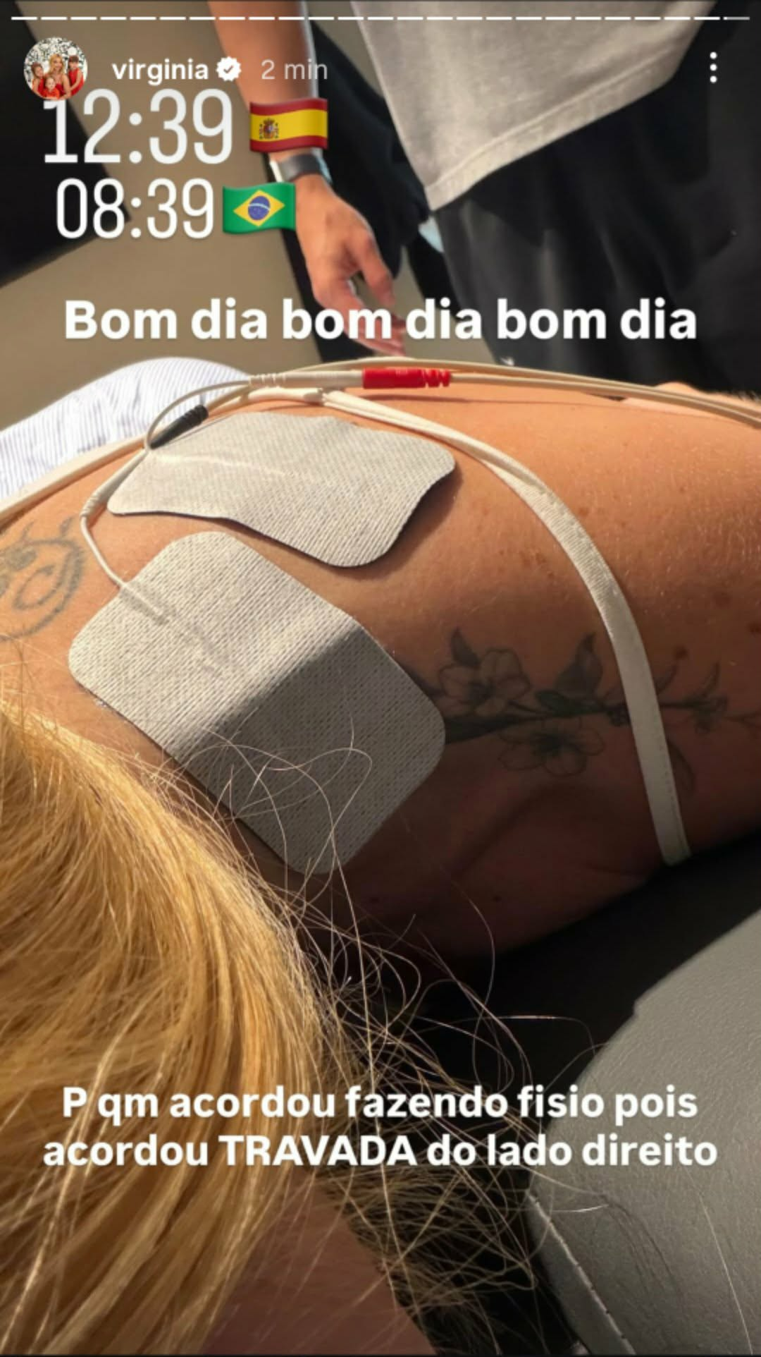 Virginia Fonseca passa mal em visita a Vini Jr. em Madri e relata estar “inflamada”