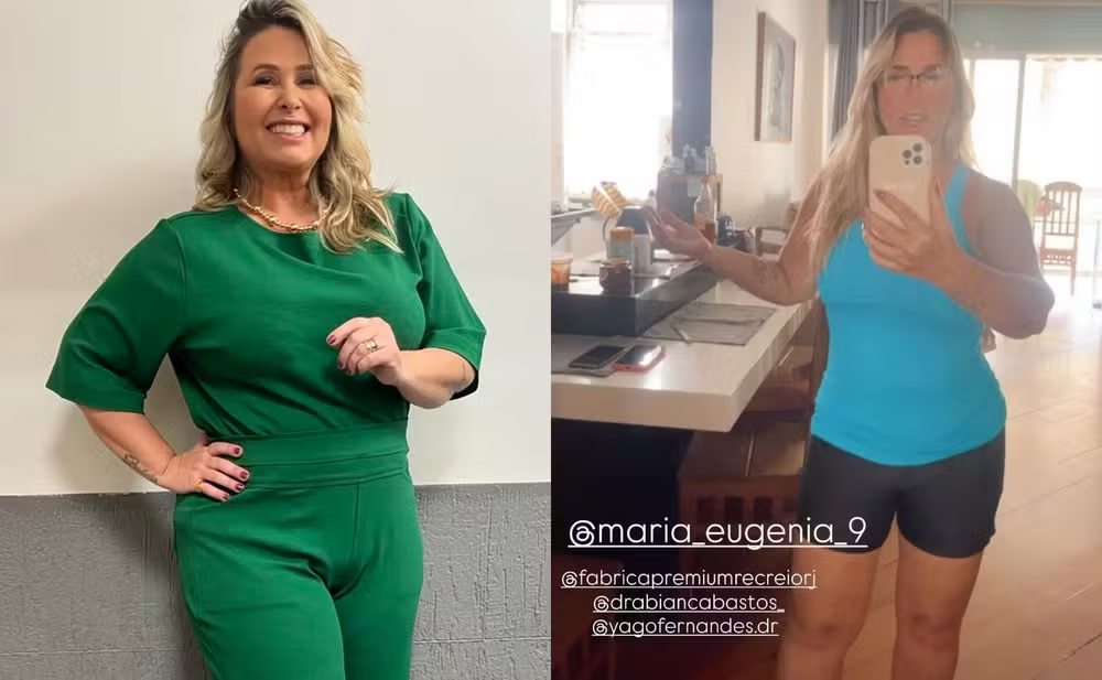 Andréa Sorvetão revela perda de 20 kg e detalha processo de emagrecimento; veja o antes e depois