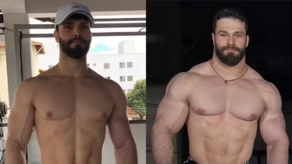 influenciador pescoço musculoso