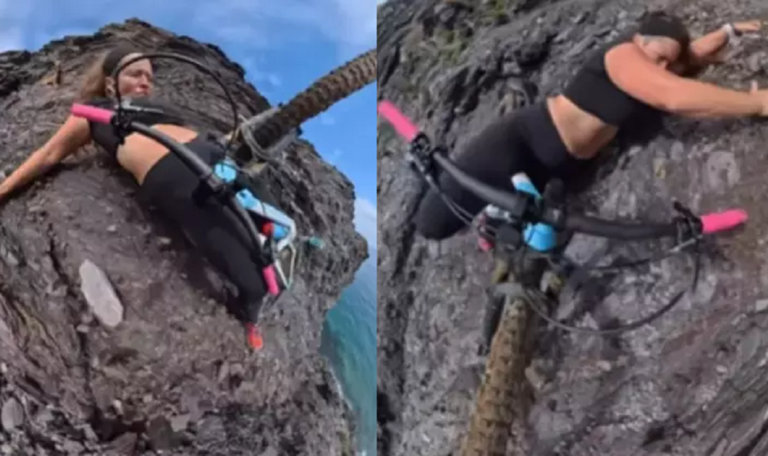 influenciadora grava proprio acidente