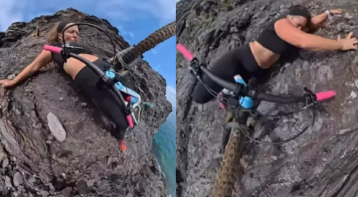 influenciadora grava proprio acidente