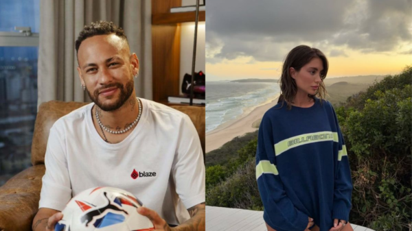 modelo que recebeu curtida de neymar