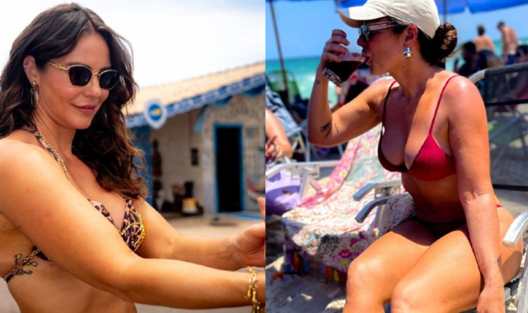 Paolla Oliveira compartilha álbum de fotos e exibe corpão na praia; veja 47 Paolla Oliveira compartilha álbum de fotos e exibe corpão na praia; veja