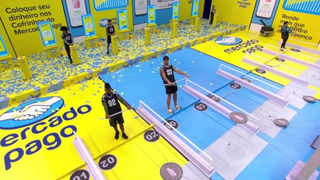 Prova do Líder de resistência do BBB 26 - Foto: Reprodução/TV Globo