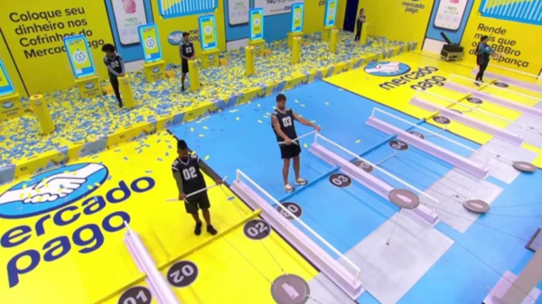 Prova do Líder de resistência do BBB 26 - Foto: Reprodução/TV Globo