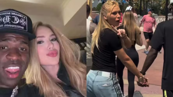 virginia vini passeiam maos dadas