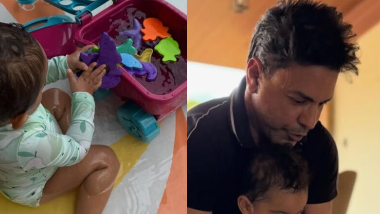 Filha de Zezé Di Camargo e Graciele Lacerda aparece em fotos da rotina da família e encanta seguidores