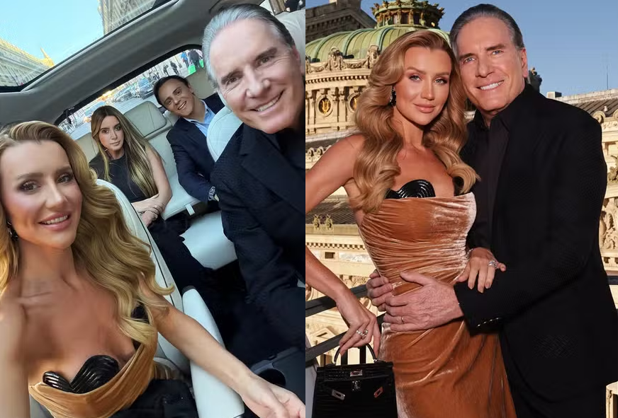 Ana Paula Siebert e Roberto Justus