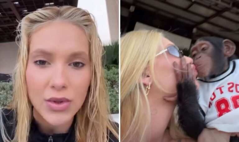 Virginia Fonseca rebate acusações de racismo após vídeo com macaco: “Jamais faria isso” 47 23144033 virginia fonseca chora ao se defender de criticas por beijar macaco jamaiscomparacao ridicula