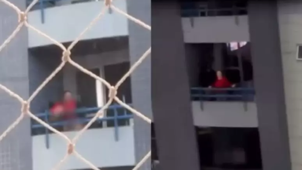 casal transa varanda