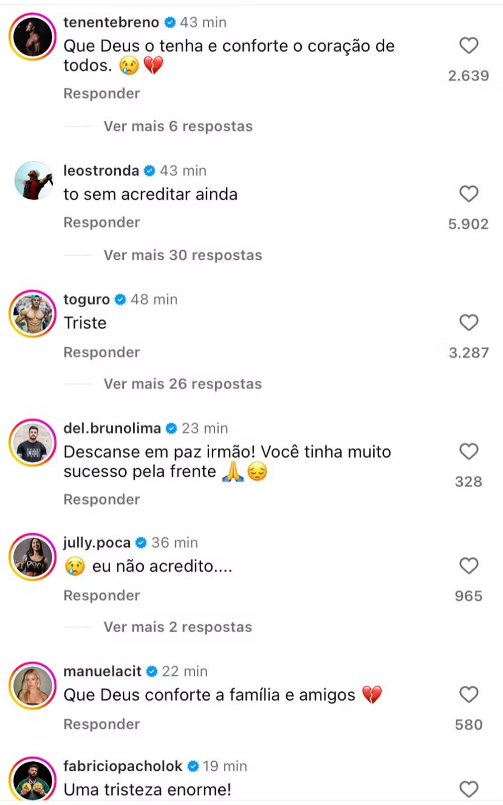 Atleta e influenciador fitness Gabriel Ganley morre aos 22 anos 48 image