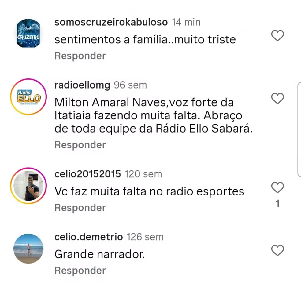Morre aos 67 anos o narrador esportivo Milton Naves, referência do rádio mineiro 47 image