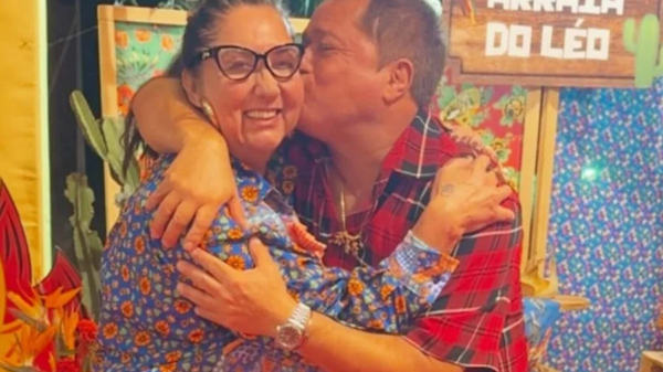 Climão? Mãe de Virginia alfineta Leonardo por ausência em festa de Maria Alice 2 mae virginia indireta leonardo