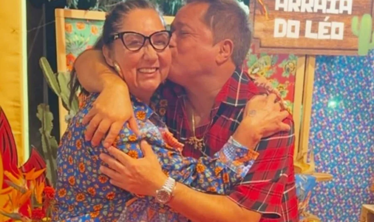 Climão? Mãe de Virginia alfineta Leonardo por ausência em festa de Maria Alice 48 mae virginia indireta leonardo