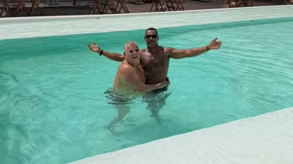 Milton Cunha aproveita descanso romântico com o marido no Amazonas 1 milton cunha marido