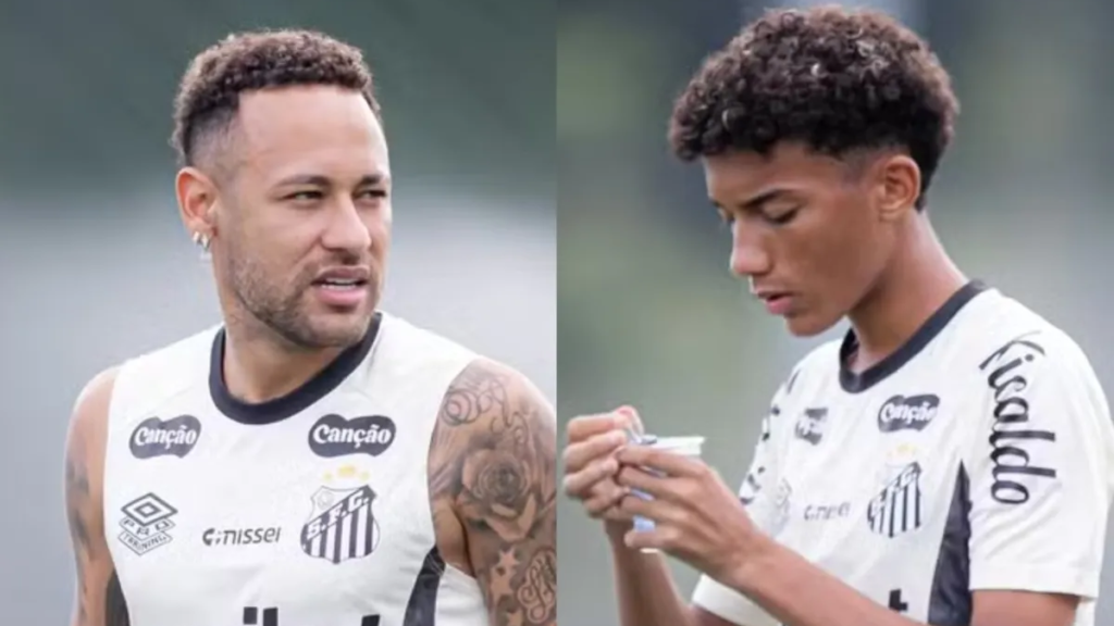 neymar confusao filho robinho