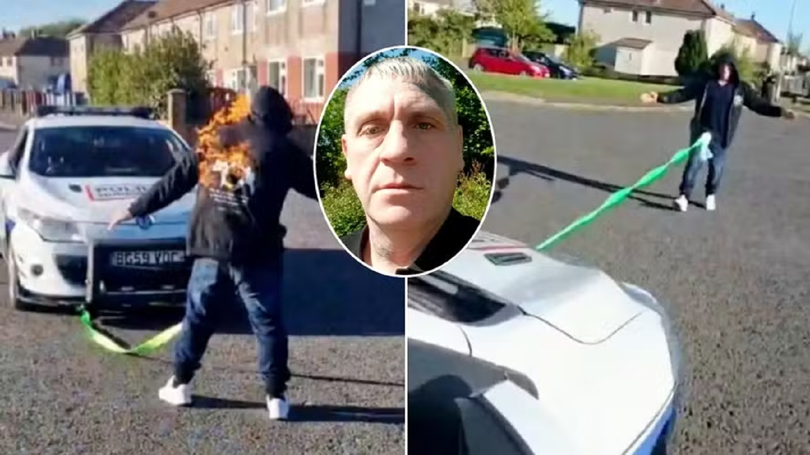 Depois de puxar carro com o pênis e o corpo em chamas, ex lutador britânico quer rebocar veículo com os dentes