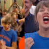 Taylor Swift viraliza ao comemorar vitória do Knicks sobre os Spurs na NBA