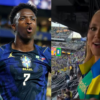 Virginia vibra muito com gol de Vini Jr em jogo contra o Haiti e torcedores pedem Casa com ele