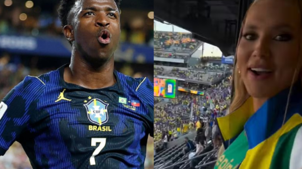 Virginia vibra muito com gol de Vini Jr em jogo contra o Haiti e torcedores pedem: "Casa com ele" 2 Virginia vibra muito com gol de Vini Jr em jogo contra o Haiti e torcedores pedem Casa com ele